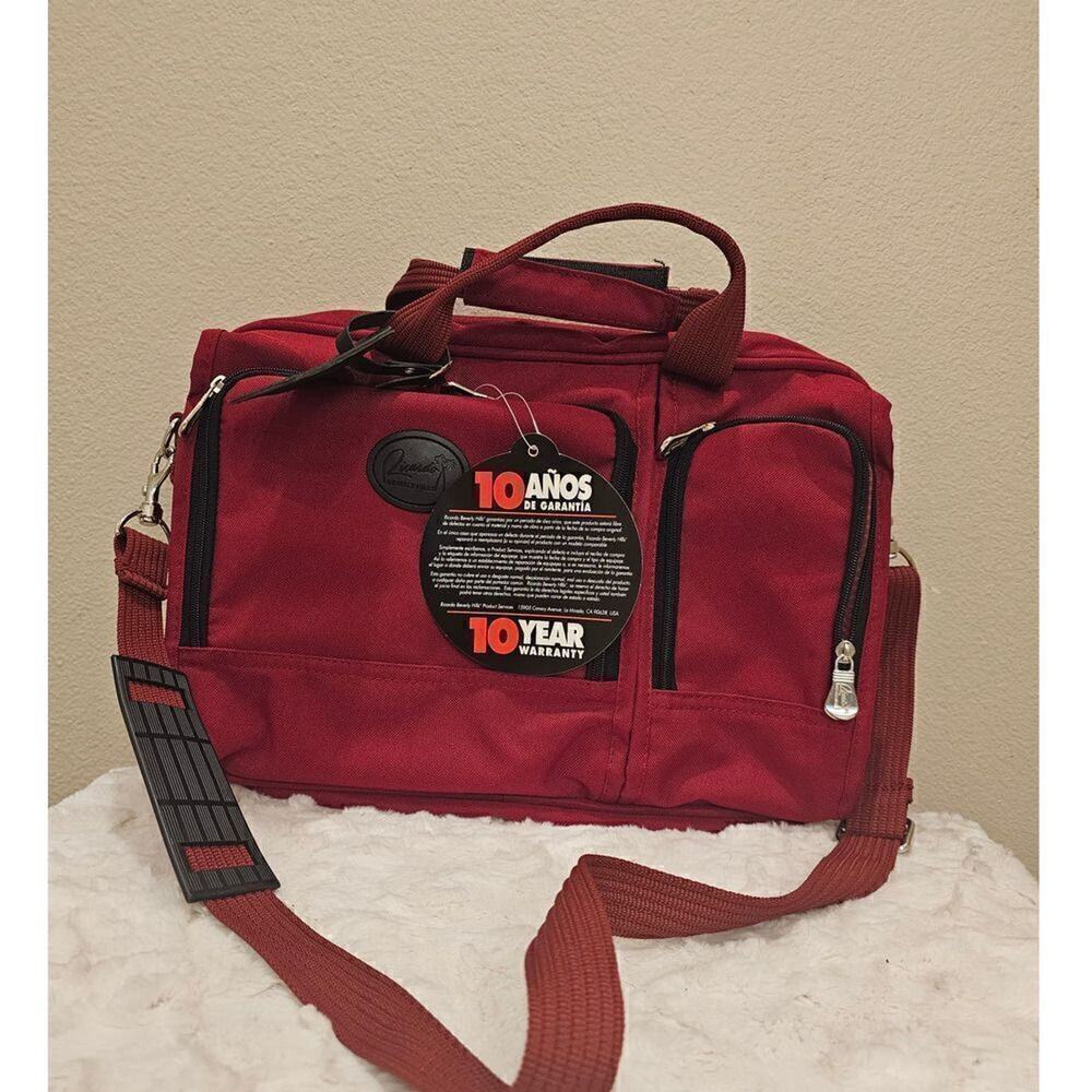 NWT Ricardo's of Beverly Hills Red Luggage Travel Bag